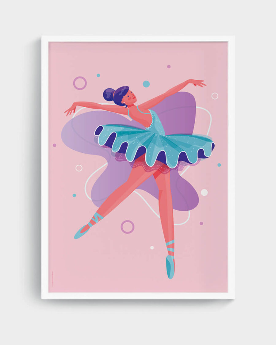 Ballerina Poster by Mangos on Monday