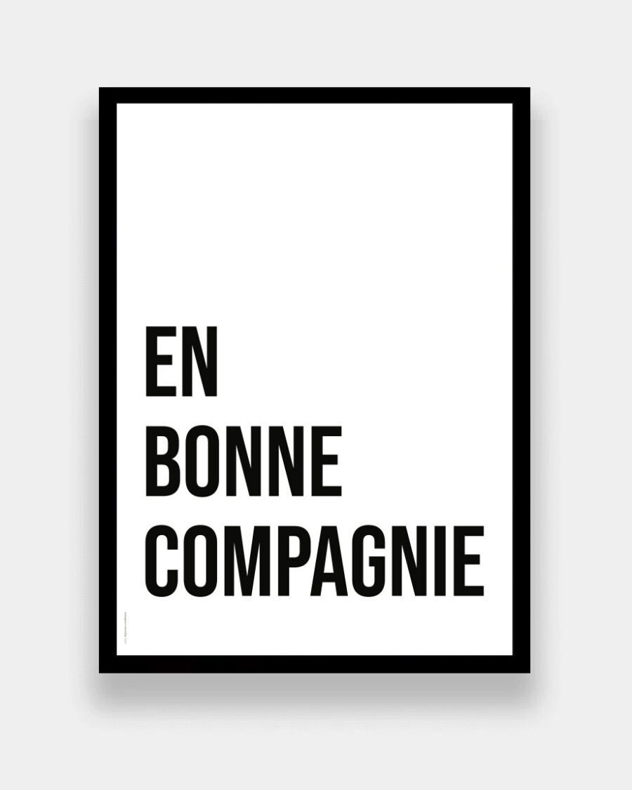 En bonne compagnie - poster - Mangos on Monday