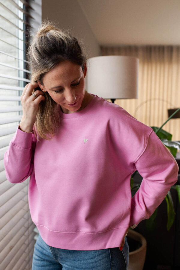 Love sweater - Roze