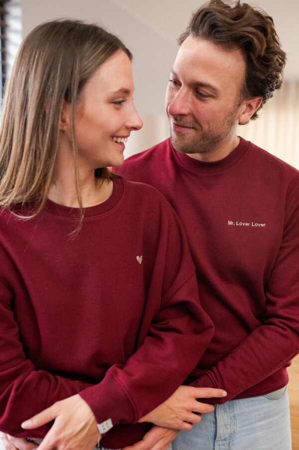 Love sweater - Bordeaux