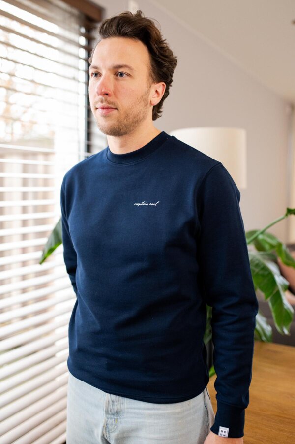 Captain cool – sweater – blauw